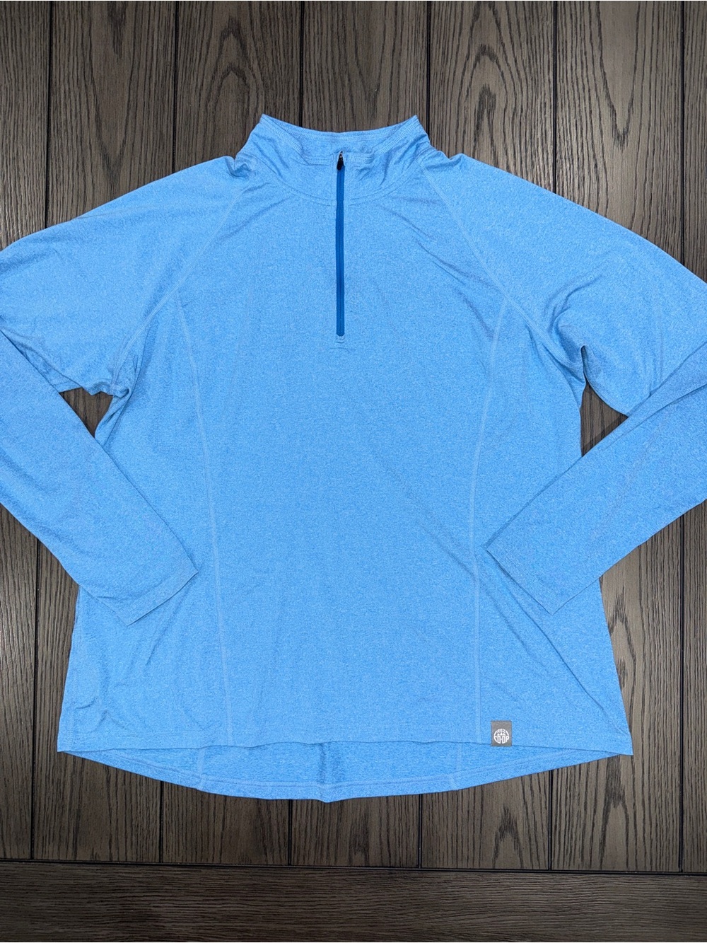 REI Co-Op Lightweight Quarter Zip Base Layer Top Blue Size XXL Gorpcore Outdoor